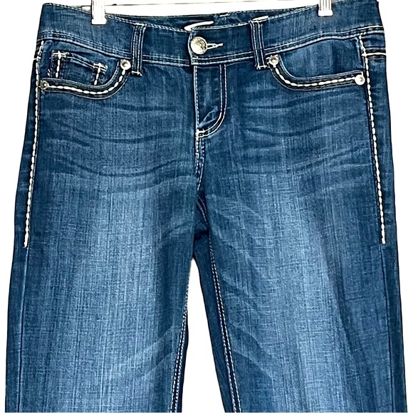 Seven7 Women’s Bootcut Jeans Size 29 Flare Western Boho - Picture 3 of 9